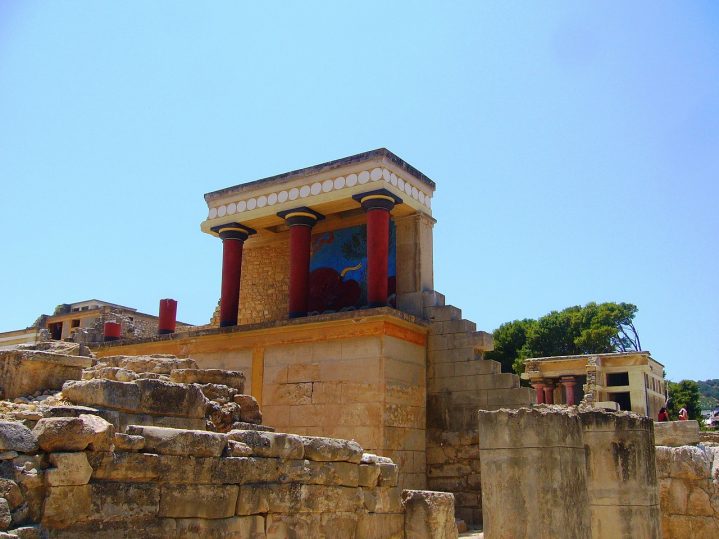 Palast von Knossos auf Kreta