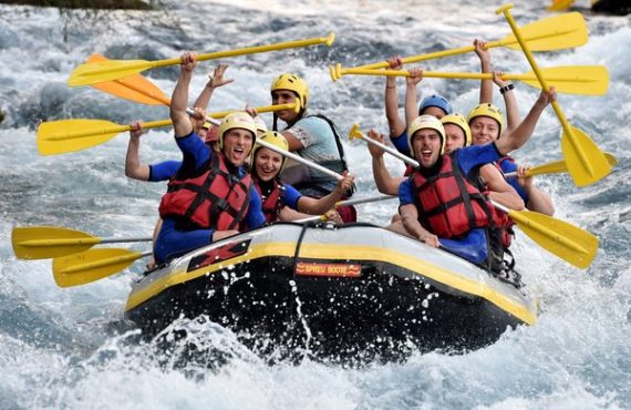 Ende einer Rafting-Tour