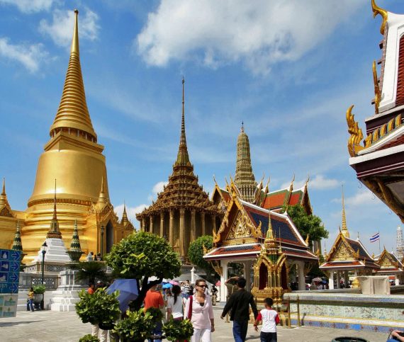 Tempelanlage in Bangkok City