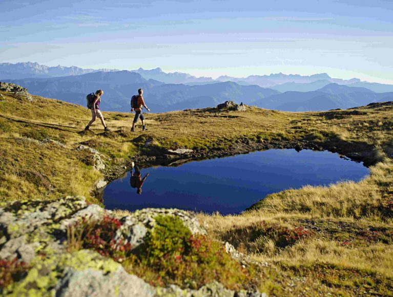Berge und Seen: Wandern in den Alpen Kärntens ist ein echtes Highlight.