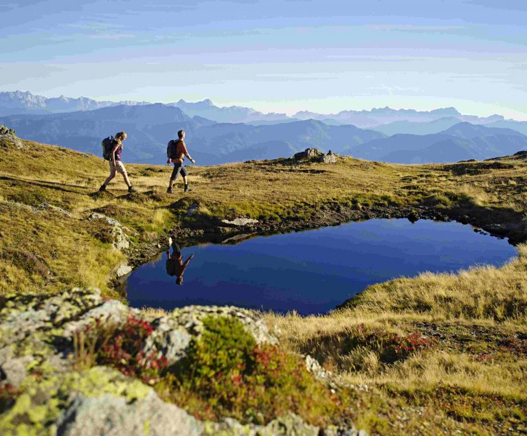 Berge und Seen: Wandern in den Alpen Kärntens ist ein echtes Highlight.