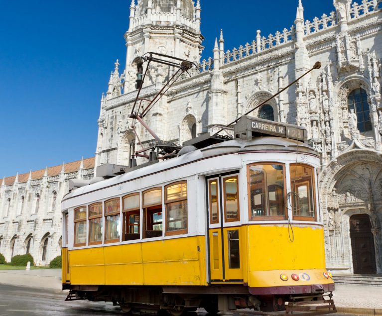 Die legendäre Tram 28 in Lissabon