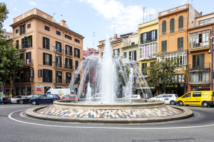 Springbrunnen Altstadt Palma Mallorca