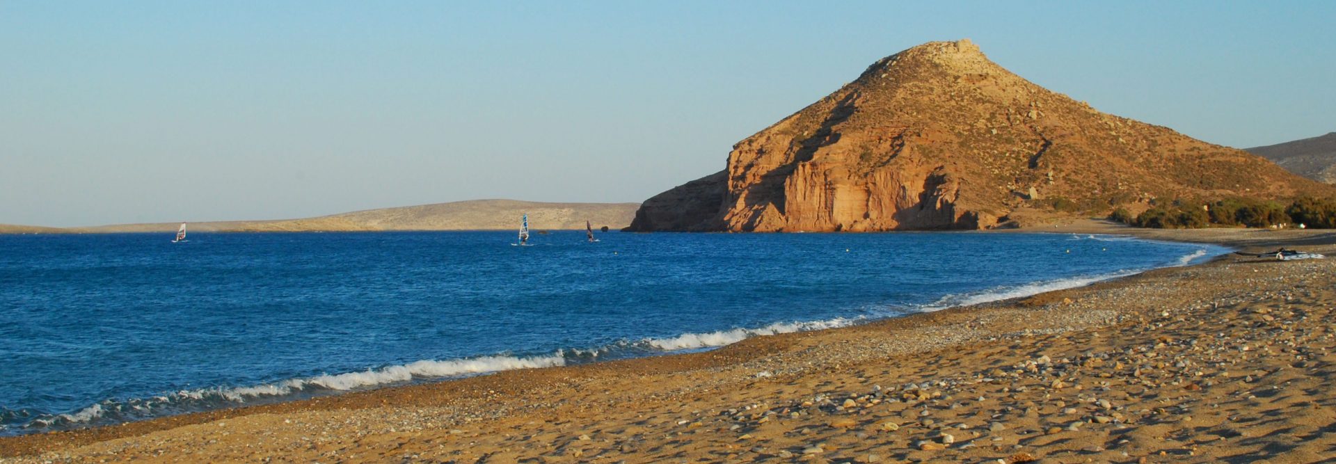 Kouremenos-Strand auf Kreta: perfekt für Wassersportler