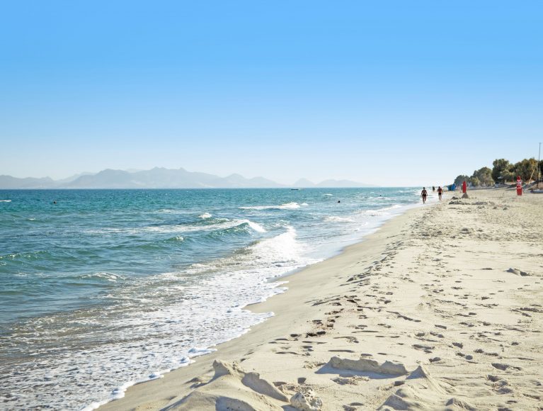 Strand in Marmari auf Kos.