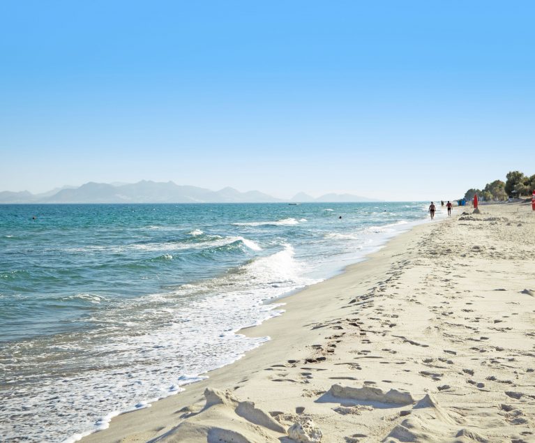 Strand in Marmari auf Kos.