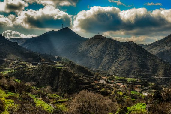 Troodos Gebirbe auf Zypern