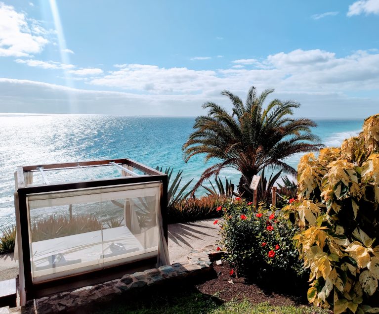 Arbeitsplatz mit schönster Aussicht im Club Esquinzo Playa