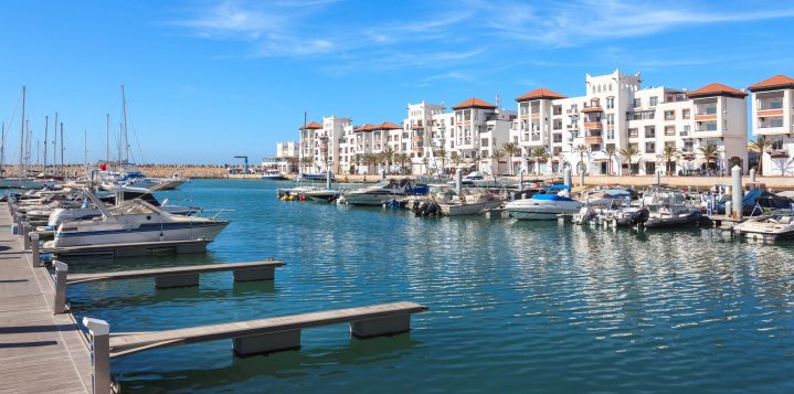 Hafen von Agadir in Marokko