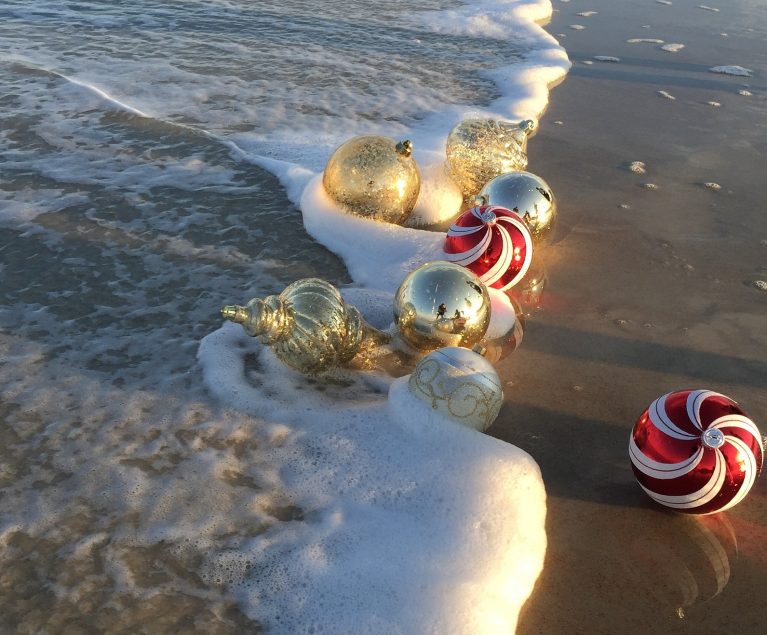 Weihnachten am Strand