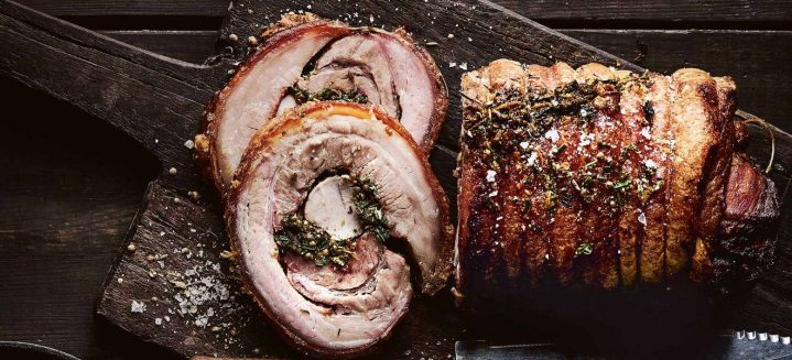 Italienisch zubereiteter Porchetta