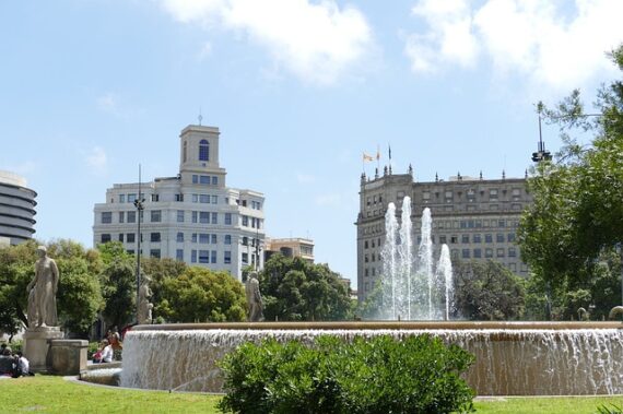 Placa de Catalunya in Barcelona