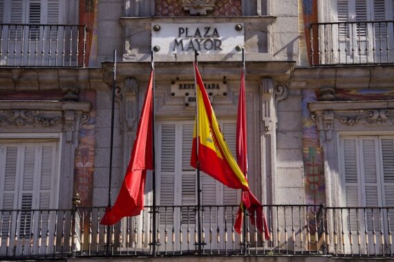 Gebäude der Plaza Mayor, Madrid