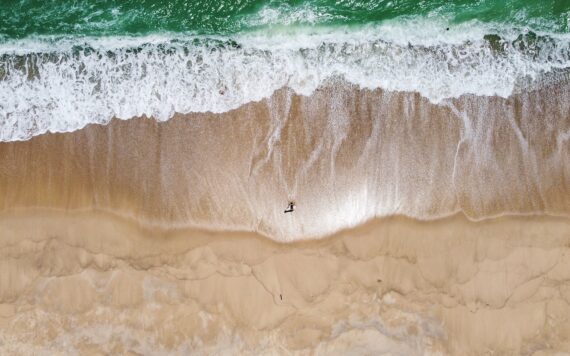 Strand in Thailand von oben