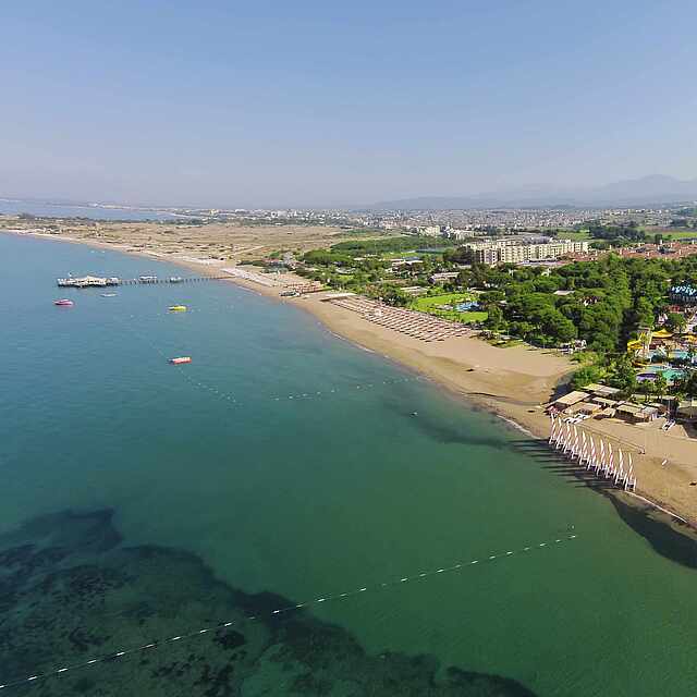 ROBINSON Club Pamfilya von oben Robinson Club Pamfylia, Strand, direkt am Meer