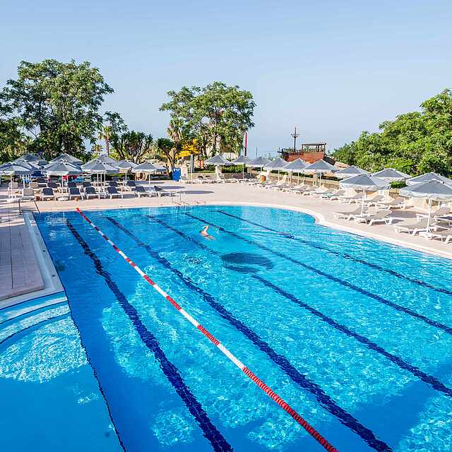Sportbecken im ROBINSON Club Pamfilya schwimmen, Sportbecken, Schwimmbecken